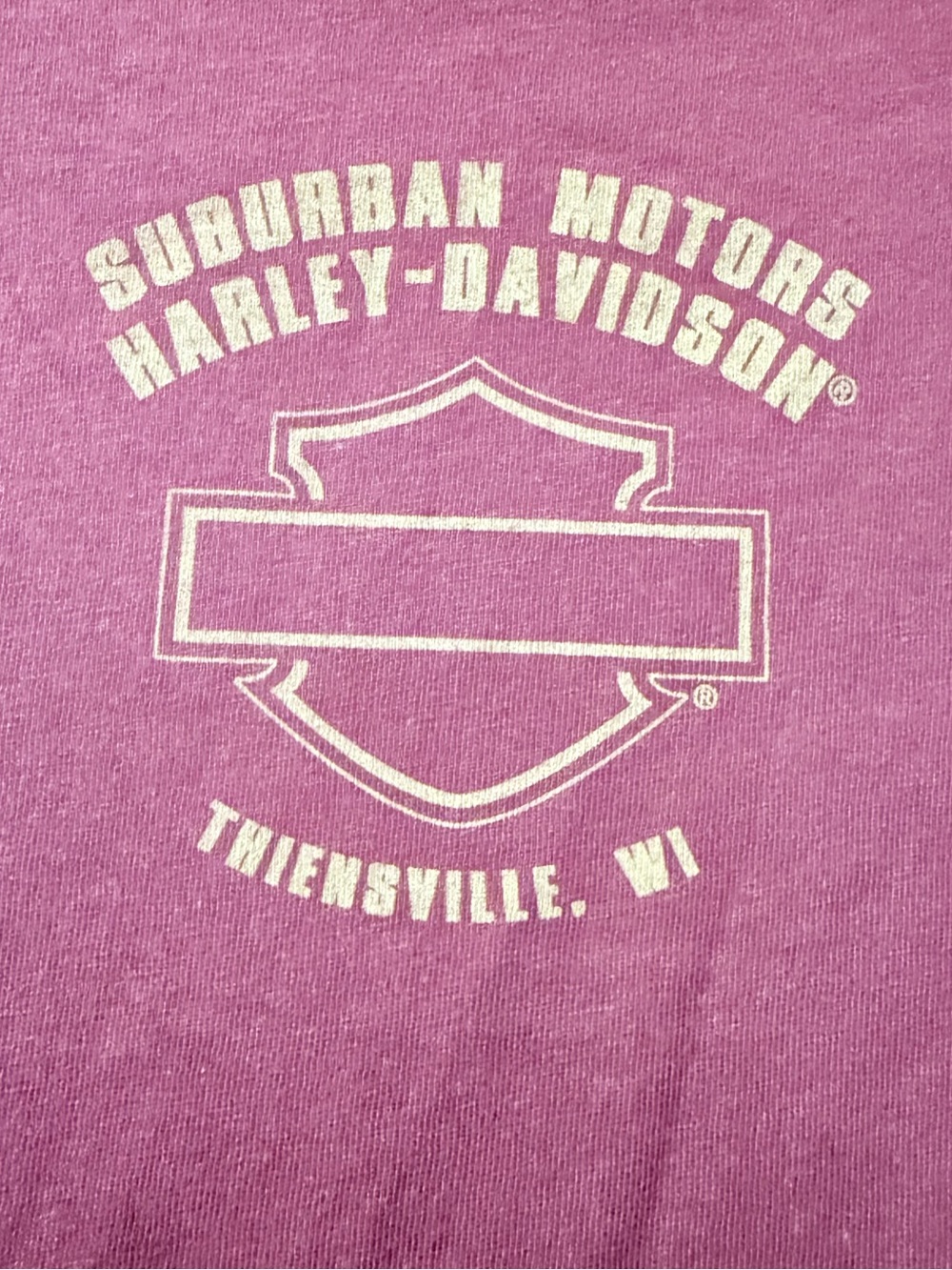 NWT Harley Davidson Good Times Women’s Medium short sleeve maroon crew neck Tee - Picture 3 of 5